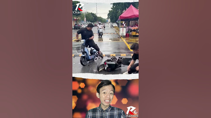 sepeda listrik copot semua saat lewat polisi tidur #youtubeshorts #funny #reaction
