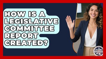 How Is A Legislative Committee Report Created? - Inside the Legislative Branch