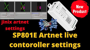 How to use SP801E Artnet mode | pixel led live controller | Hindi | koshi electronics