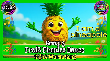 Fruit Phonics Dance | Left Right Middle Challenge for Kids | Magic Mini Monsters #magicminimonsters