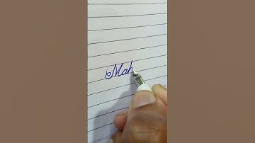 Mahaveer Cursive Handwriting || Handwriting || calligraphy writing #handwriting #shorts #calligraphy