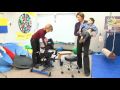 EasyStand Bantam Chayton, Cerebral Palsy, fitted in Standing Frame