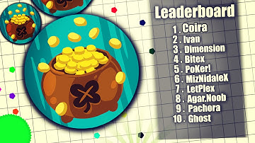 Team with friends and epic Line Split | Agar.io