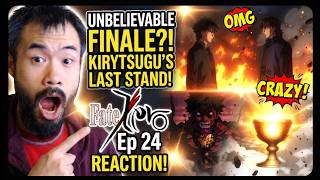 FATE/ZERO - EPISODE 24 REACTION! -- LMAO WHAT THE F***! THAT SUCKED! | FATE REACTION 😂😂😂