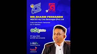 Derana TV Interview 15 May 2026 with Mr Sharm Fernando (CEO MD My Cola Beverages) screenshot 4