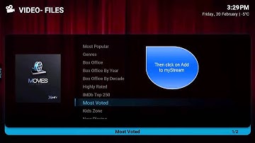 Xunity Aurora - Istream MyStream - Bookmarks