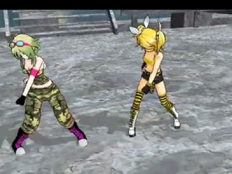 [MMD] Panda Hero [Megpoid Gumi y Kagamine Rin]