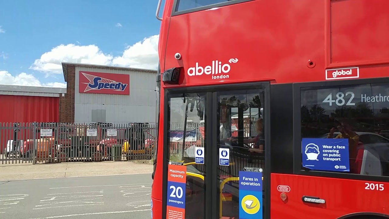 Here is the 482 bus And the 490 bus in Heathrow - YouTube