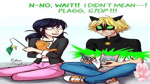 Miraculous Ladybug Comic Dub-Trimming Cat Nails