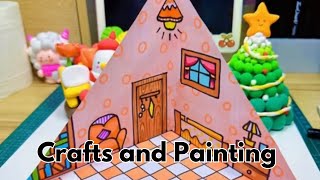 Crafts and Painting| DIY| miniature art| School Project| crafts and painting by Zoya #trending #art