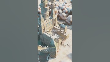 Cozy Winter Castle Tiny Glade Speed Build #tinyglade