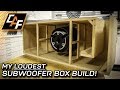 WHOA LOUD! Subwoofer Box Build - Step-by-Step