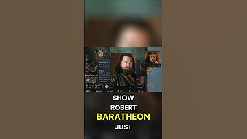 Did Robert Baratheon Just Join My Game?