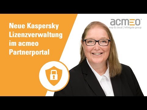 Kaspersky Lizentool im acmeo Partnerportal
