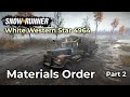 White Western Star 4964 - Materials Order Part 2 - SnowRunner