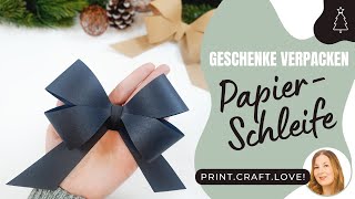 DIY elegante Papierschleife falten für eine perfekte Geschenkverpackung