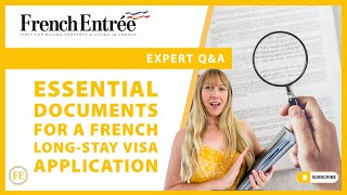 Essential documents for a French longstay visa application ✅