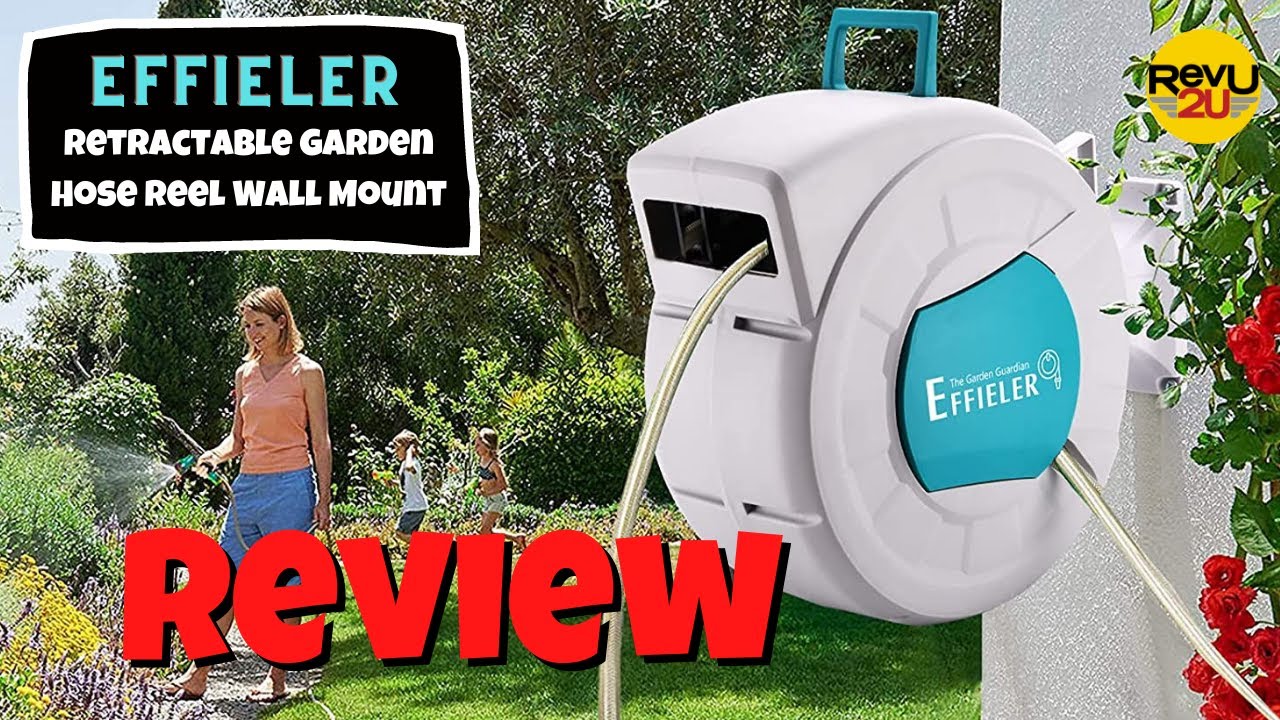 Today We Review the Retractable Garden Hose Reel Wall Mount 