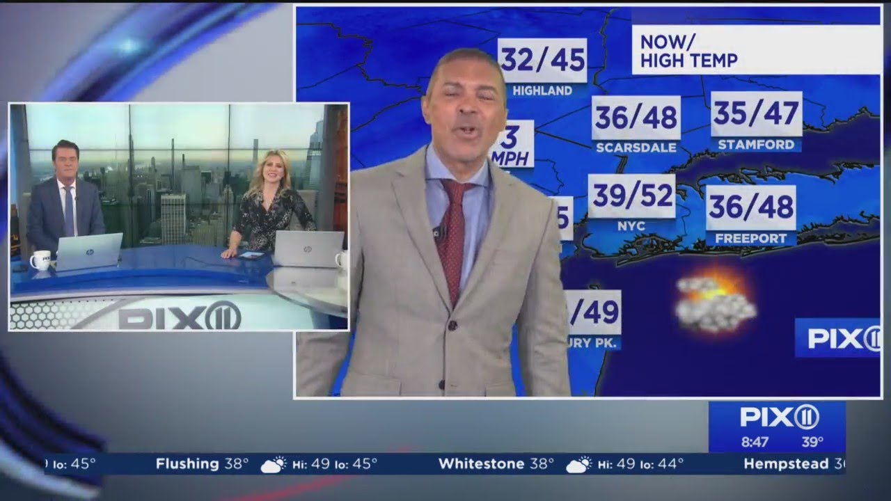 Cloudy, mild end to the weekend in NYC area - YouTube