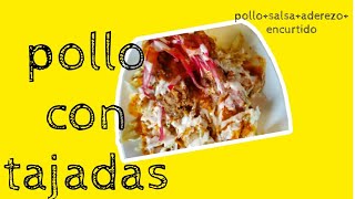 Pollo con tajadas o pollo chuco Hondureño paso a paso |Ninav