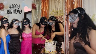 MASK BIRTHDAY PARTY ? | Gracy ki Mom & Xorem Dancing ~ XOREM & GRACY