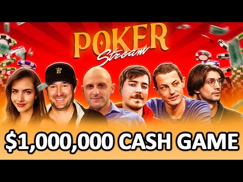 LUDWIG'S MILLION DOLLAR GAME ft. @MrBeast @xQcOW @Ninja @Phil Hellmuth #POSITIVITY