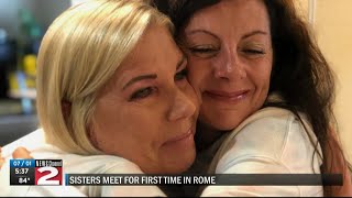 Sisters meet for first time in Rome