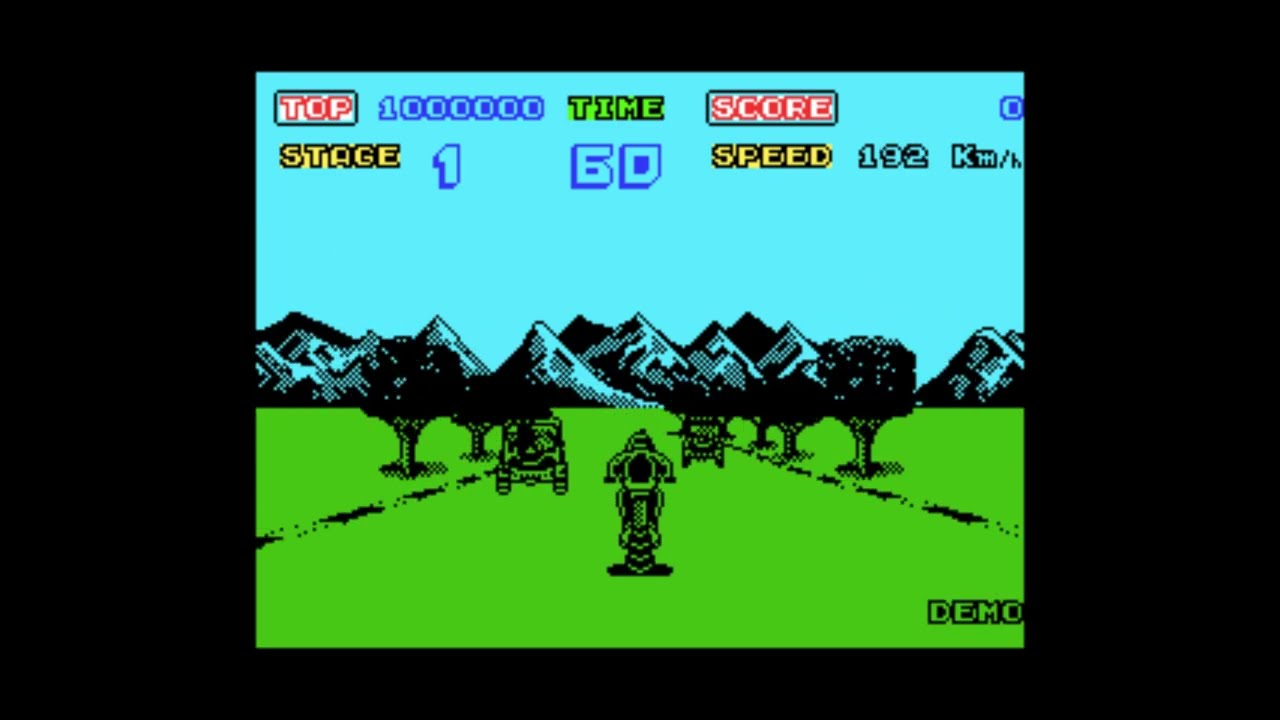 Enduro Racer 128 (1987, Activision, Sinclair ZX Spectrum) - YouTube