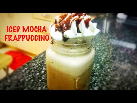 ICED MOCHA FRAPPUCCINO/ FRAPPUCCINO RECIPE / MOCHA FRAPPUCCINO /SIMPLE RECIPE..