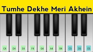 Tumhe Dekhe Meri Aankhen Piano Tutorial | Kumar Sanu, Alka Yagnik, P Sunanda