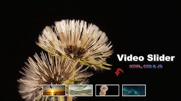 Как сделать видео слайдер используя HTML, CSS & JS шаг за шагом || Video Slider using HTML, CSS & JS