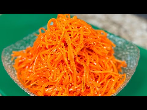 Морковь по-корейски 🥕 Как приготовить морковь по-корейски дома? Потрясающе вкусный и простой рецепт!