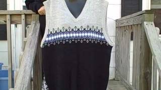 Faded Glory Women's V-Neck Sweater Vest size 22W - 24W New With Tags