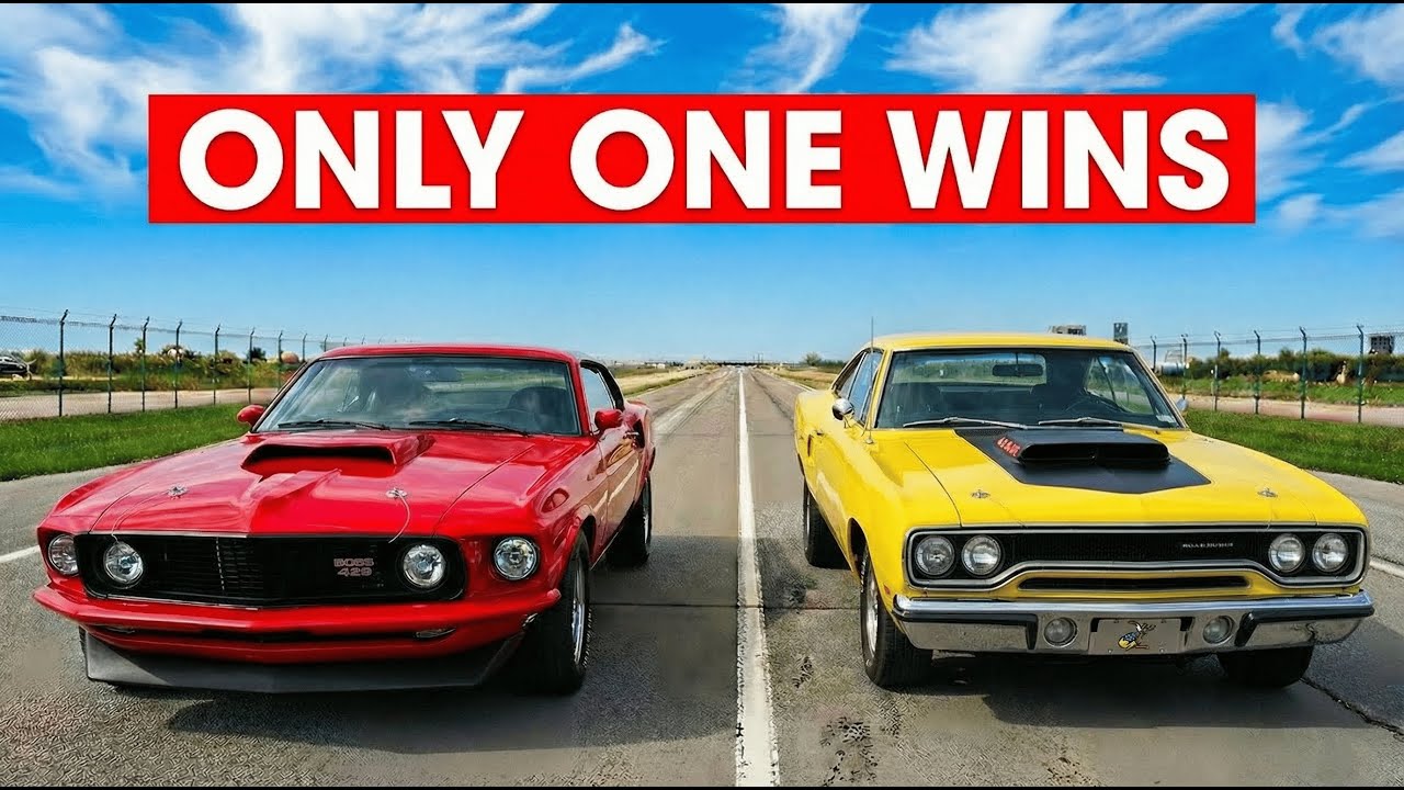 Boss 429 vs 440 Six Pack Drag Racing Showdown!