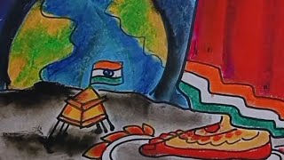 chandrayaan3proudtobeindiandrawingcompetitionrepublicdaydrawingindependencedaydrawingdraw art