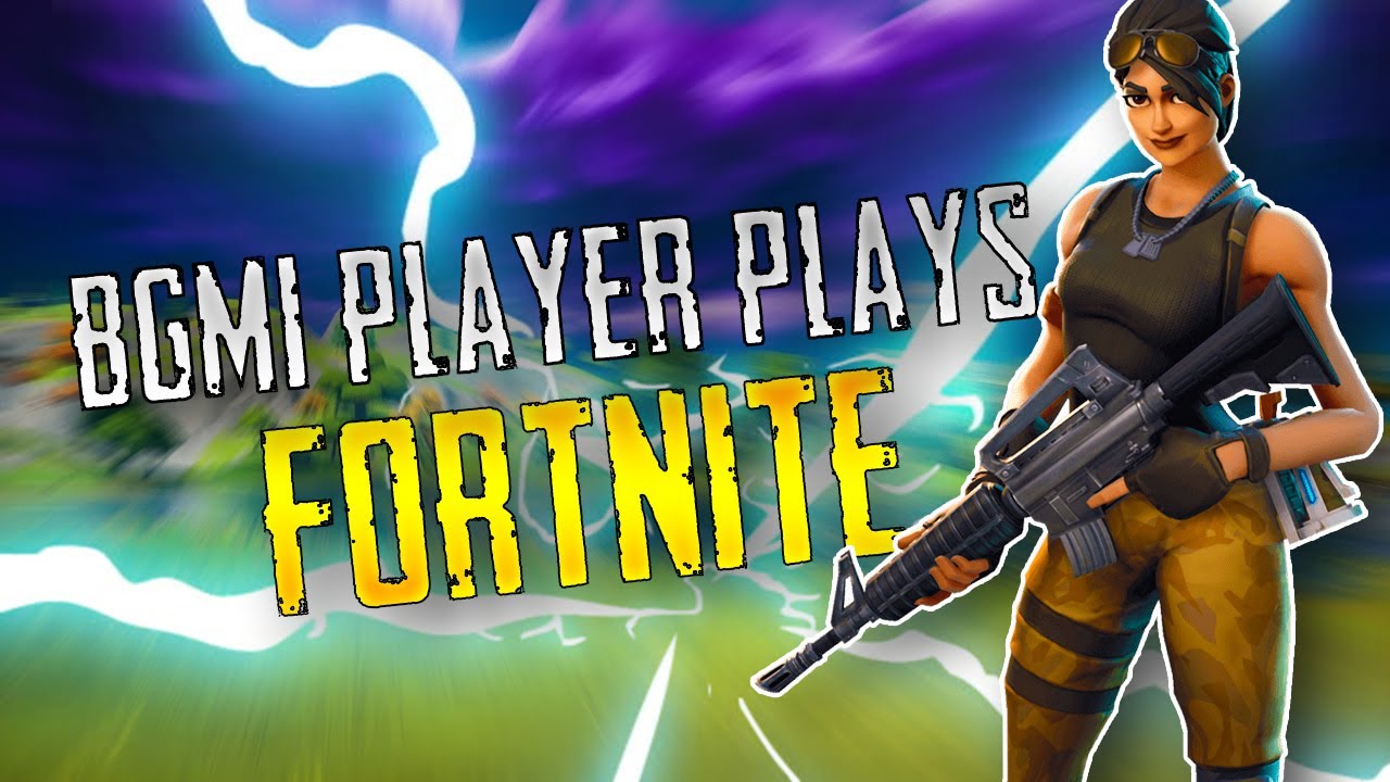 BGMI PLAYER PLAYS FORTNITE FOR FIRST TIME (MY FIRST WIN)