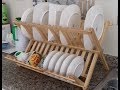 Porta platos en madera, Plate rack,woodwork,