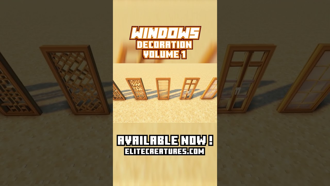 Windows Decoration Volume 1 | Minecraft Decoations & Furniture 