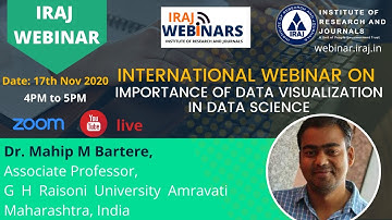 IRAJ Webinar | International Webinar on Importance of Data Visualization in Data Science