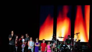 Rick Springfield - Dont Talk To Strangers brought kids up on stage Bergen Pac Center 2013