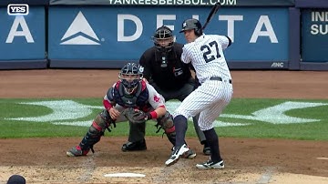 BOS@NYY: Romine lines an RBI double to right-center