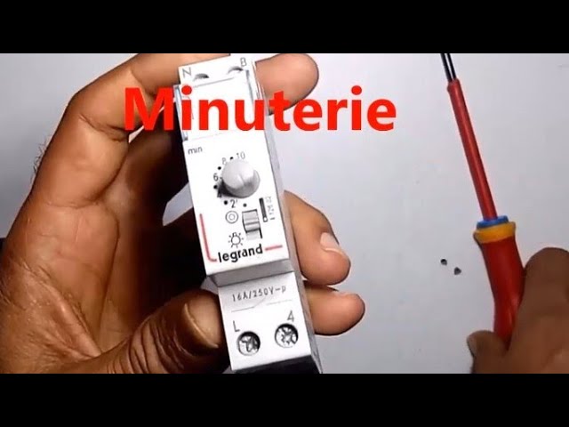 Branchement minuterie. كيفية تركيب how to wire the timer switch 