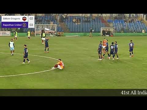 Live Rajasthan United FC Vs Sikkim Dragons FC 