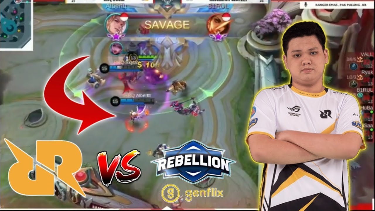 SAVAGE !!! RRQ VS RBG [MATCH 2] - REGULER SEASON WEEK 3 - MPL ID SEASON 8