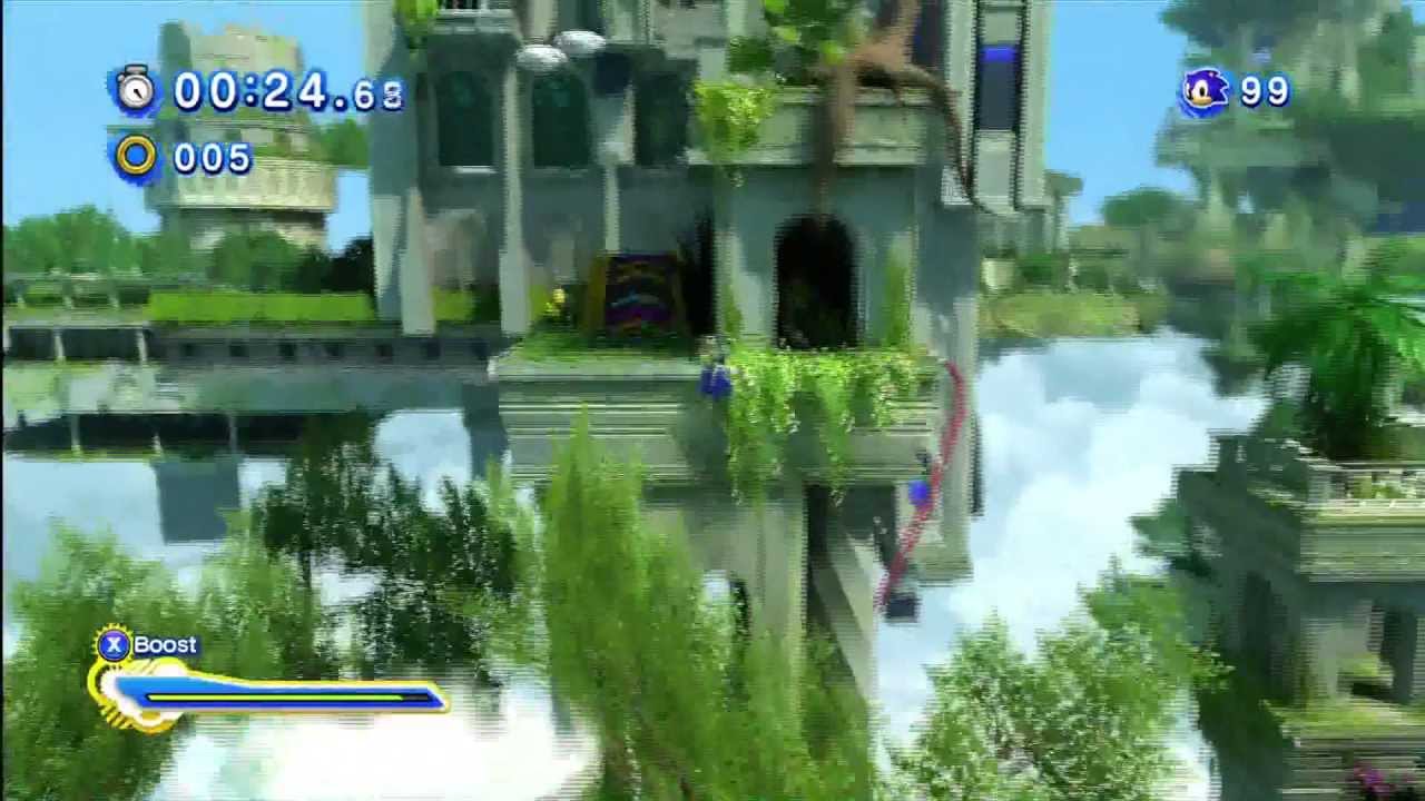 Sonic Generations: Sky Sanctuary (Modern) {1'45