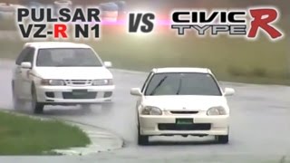 [ENG CC] Civic Type R EK9 B16B vs. Pulsar VZ-R N1 SR16VE Ebisu HV29