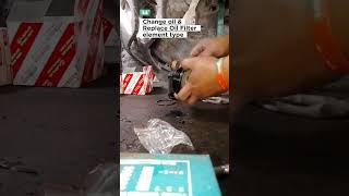 Isuzu D-max Rz4e 1.9 ( Change oil & replace oil filter ) Element type #dmax #Rz4e #isuzu