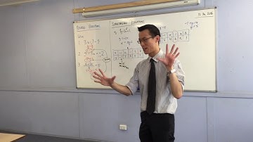 Intro to Simultaneous Equations (1 of 2: Understanding multiple solutions)