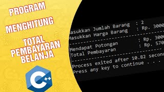 Celebrity Membuat Program Menghitung Total Pembayaran Belanja dengan C++ Wealth