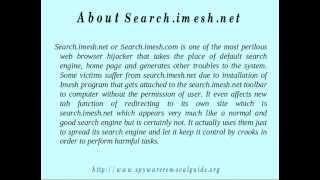 Search.imesh.net | Uninstall Search.imesh.net